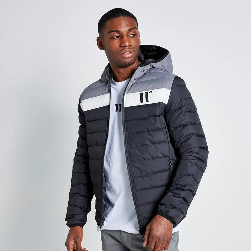 Chaqueta Bloque De Color Espacio - Negra / Gris Sombra / Blanca sold by Eleven degrees product image thumbnail 2