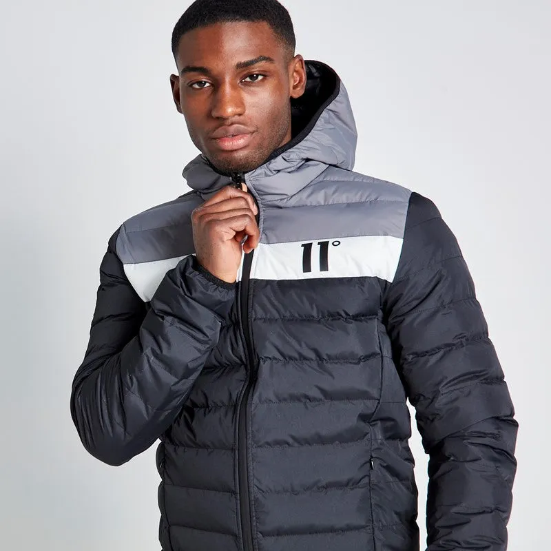 Chaqueta Bloque De Color Espacio - Negra / Gris Sombra / Blanca sold by Eleven degrees product image thumbnail 5