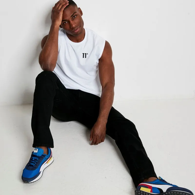 CORE Camiseta Cortar - Blanca sold by Eleven degrees product image thumbnail 4