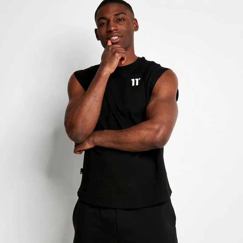 CORE Camiseta Cut Off - Negra sold by Eleven degrees product image thumbnail 4