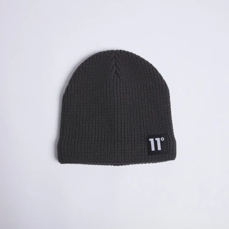 Gorro De Punto Con Forro Polar - Carbón sold by Eleven degrees