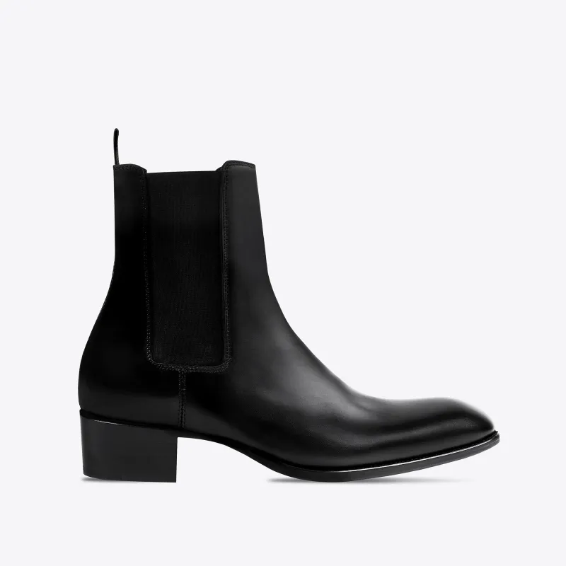 Marco 40mm Chelsea Boots - Black Leather sold by from the first