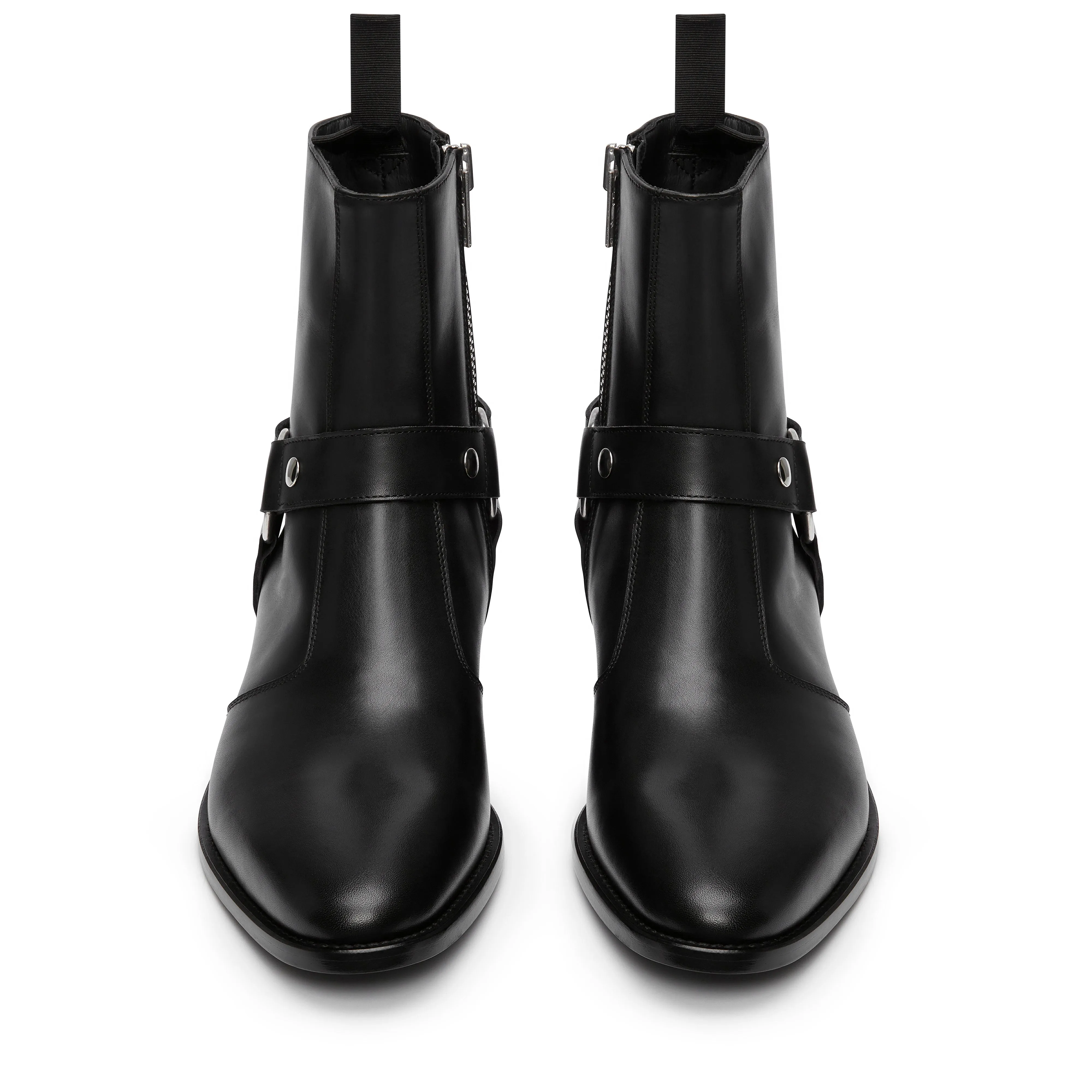 Enzo 40mm Harness Zip Boot - Black Leather sold by from the first product image thumbnail 3