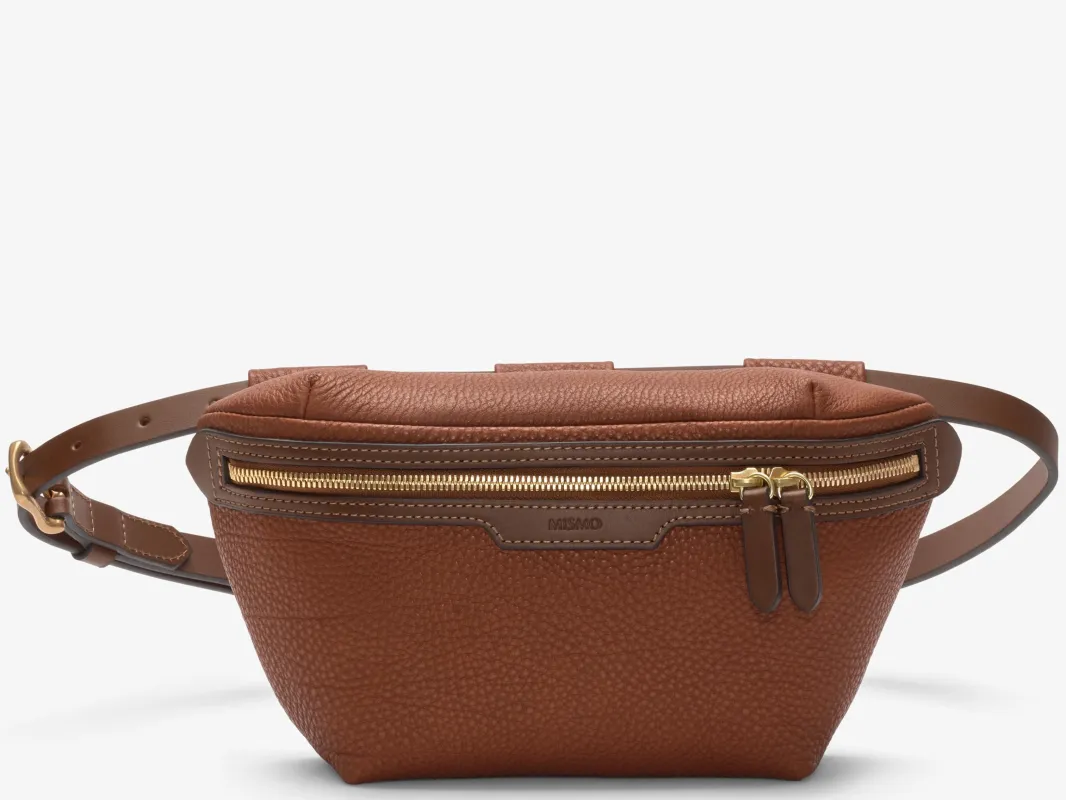 Belt Bag - Leather, Tabac made by Mismo