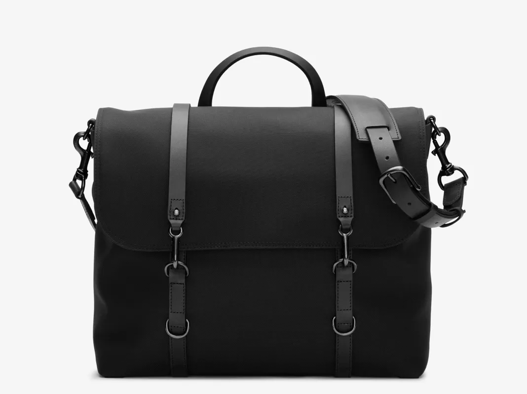 M/S Satchel – Eclipse Black/Black made by Mismo
