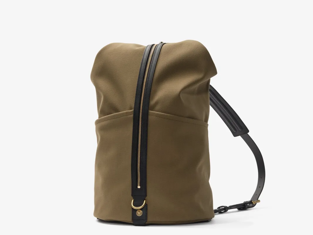 M/S Carpet Bag – Khaki/Black made by Mismo