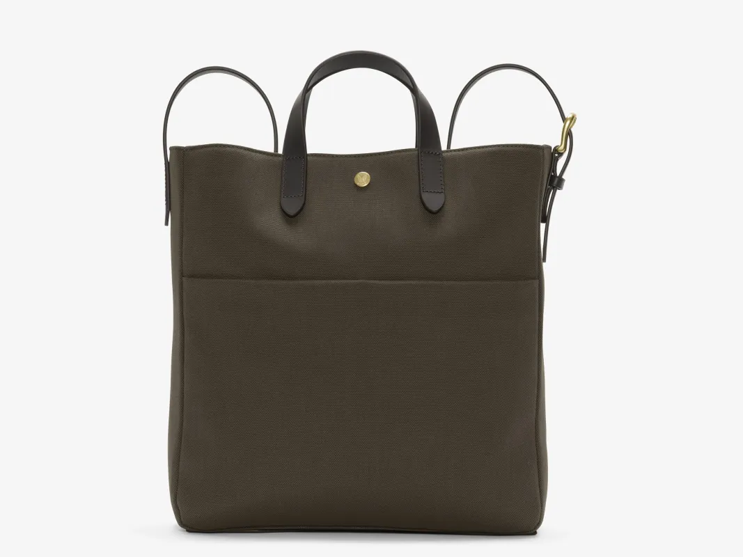 M/S Field Tote - Army/Dark Brown made by Mismo