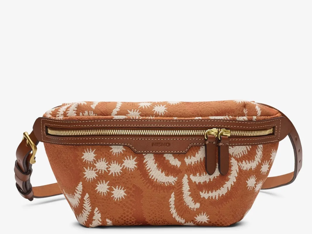 M/S Belt Bag - Palm Jacquard/Cuoio made by Mismo