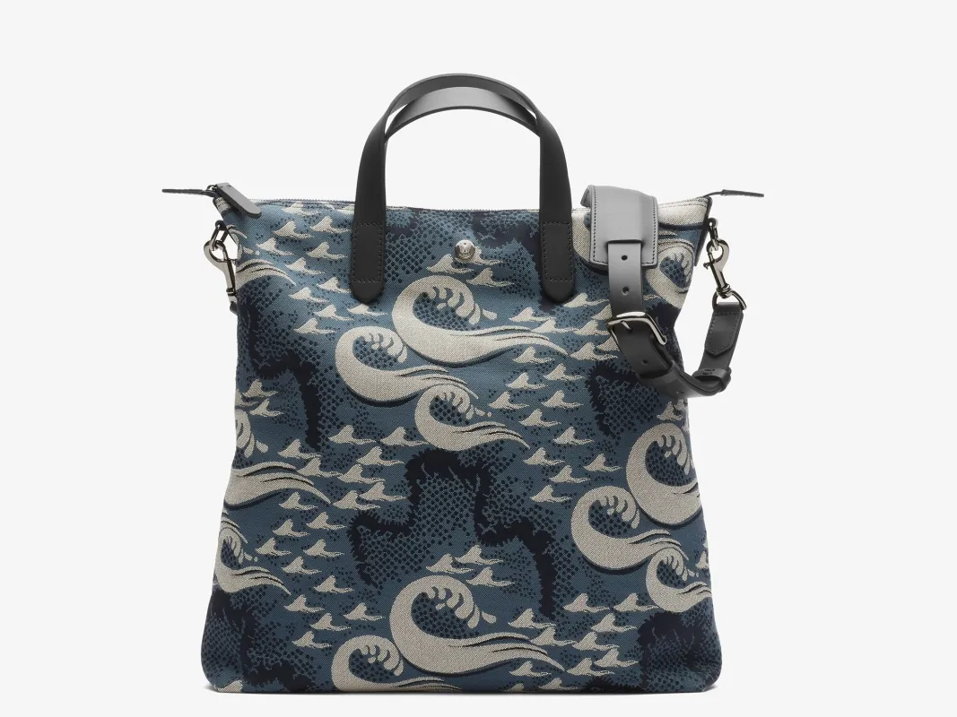 M/S Shopper - Ocean Jacquard/Black made by Mismo