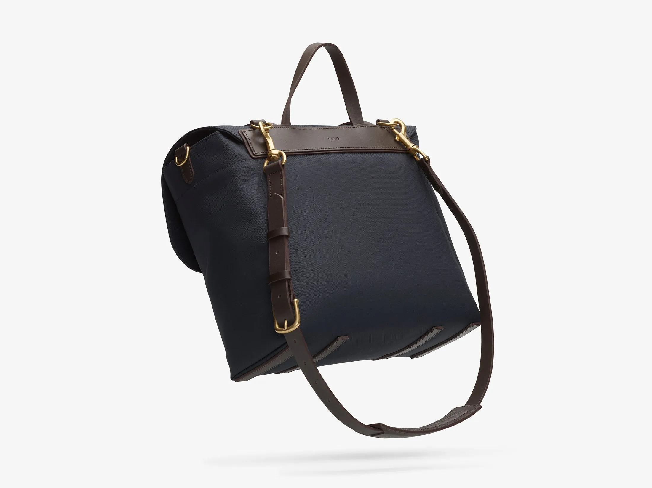M/S Satchel – Navy/Dark Brown sold by Mismo product image thumbnail 3