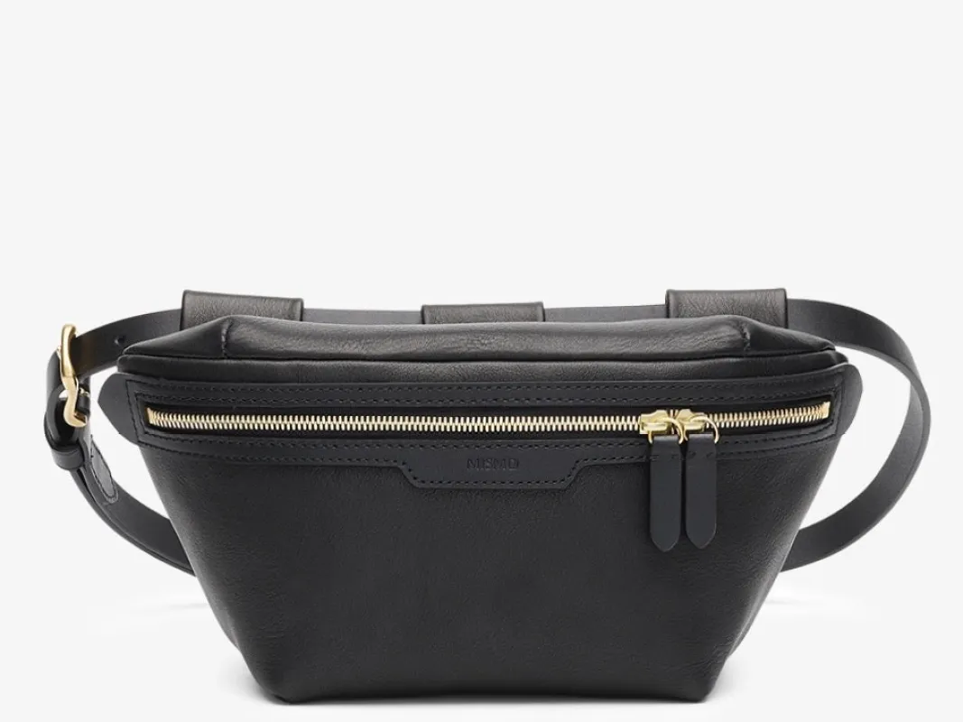 Belt Bag - Leather, Black made by Mismo