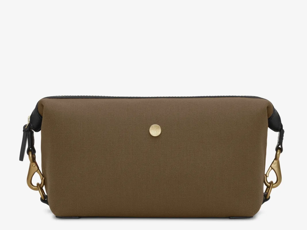 M/S Washbag - Khaki/Black made by Mismo