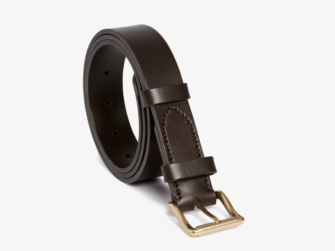 Classic Belt – Dark Brown made by Mismo