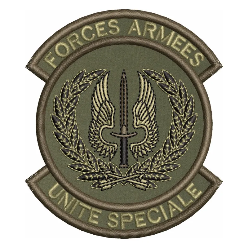 Create Your Own Patch (3 x 3" Circle With Scroll) made by CPGear Tactical
