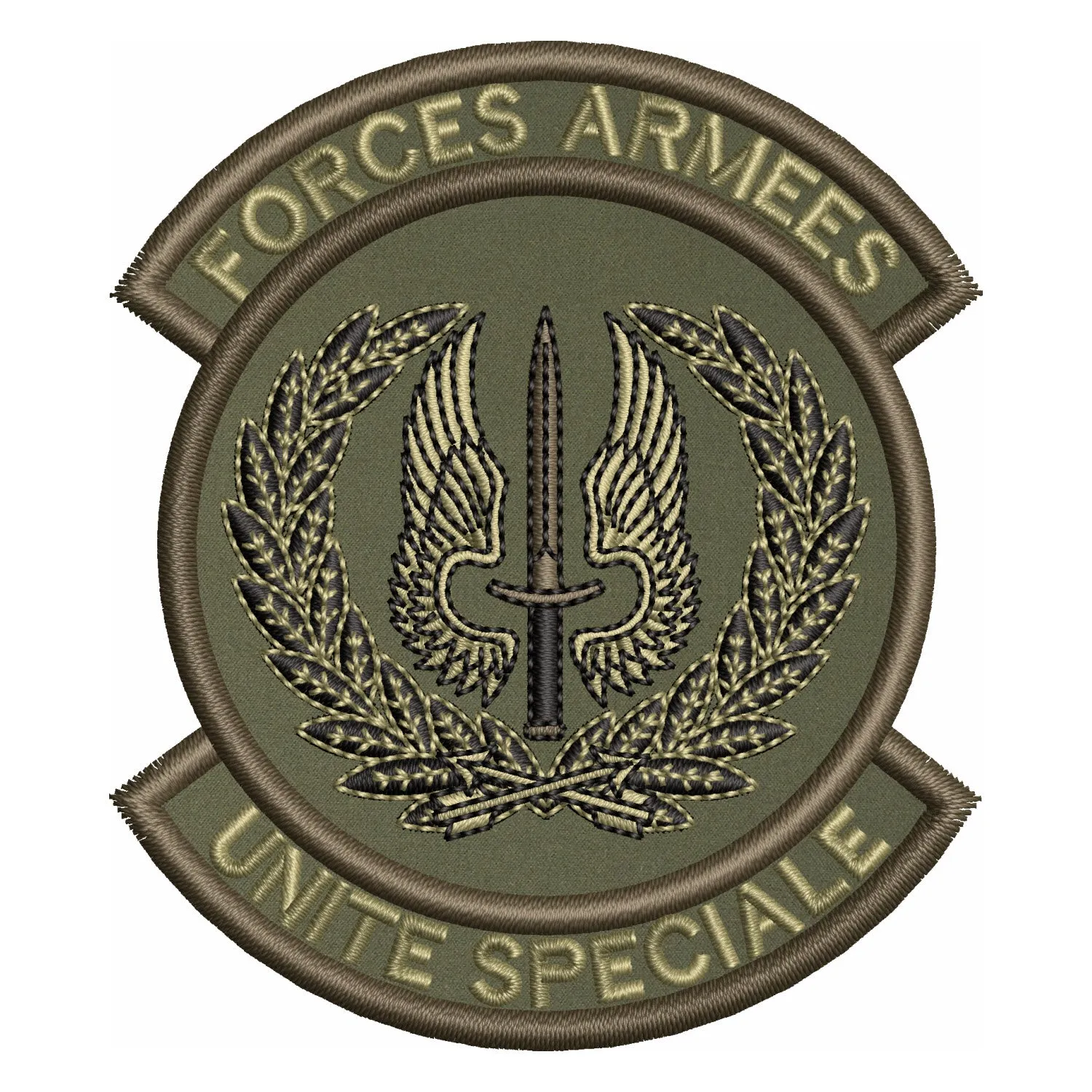 Create Your Own Patch (3 x 3" Circle With Scroll) sold by CPGear Tactical