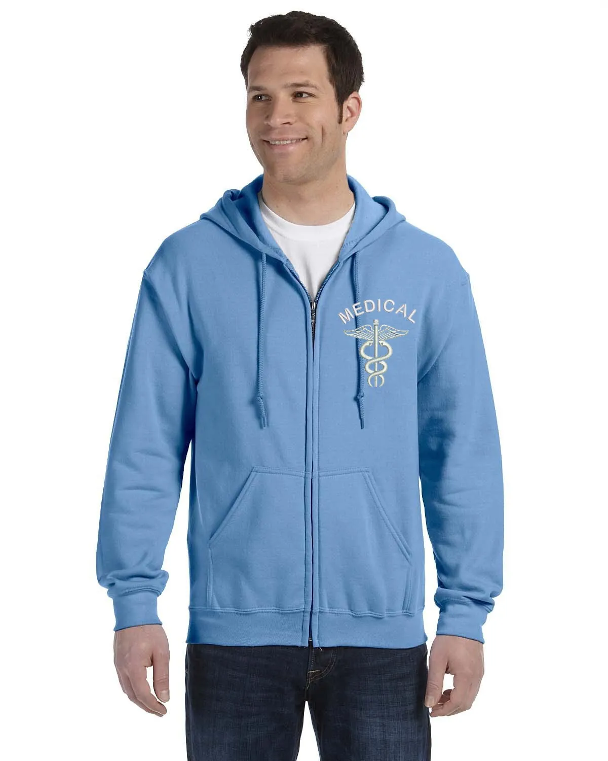 50/50 Full-Zip Hooded Sweatshirt (Heavy Blend 8 oz) sold by CPGear Tactical