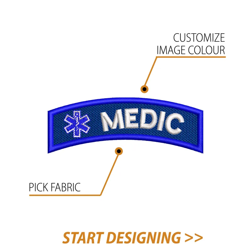 Create Your Own Scroll Patch (1.20 x 3.25" Style B) made by CPGear Tactical