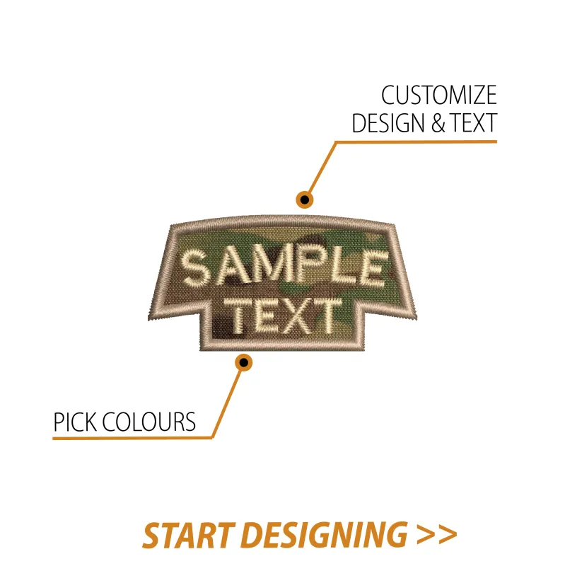 Create Your Own Scroll Patch (1 x 2" Style D) made by CPGear Tactical