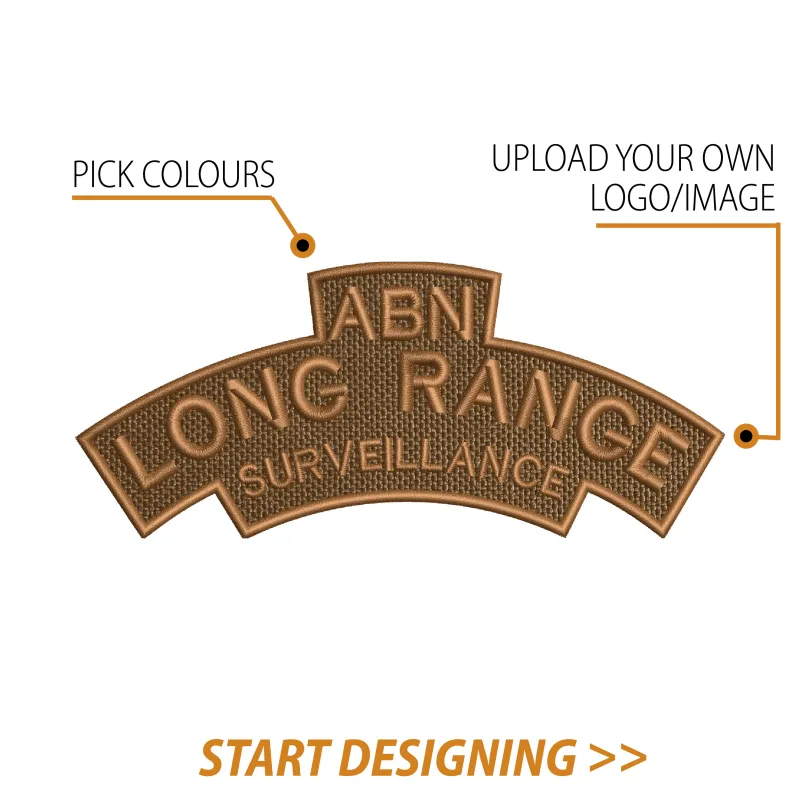 Create Your Own Scroll Patch (2.75 x 6.45" Style E) made by CPGear Tactical