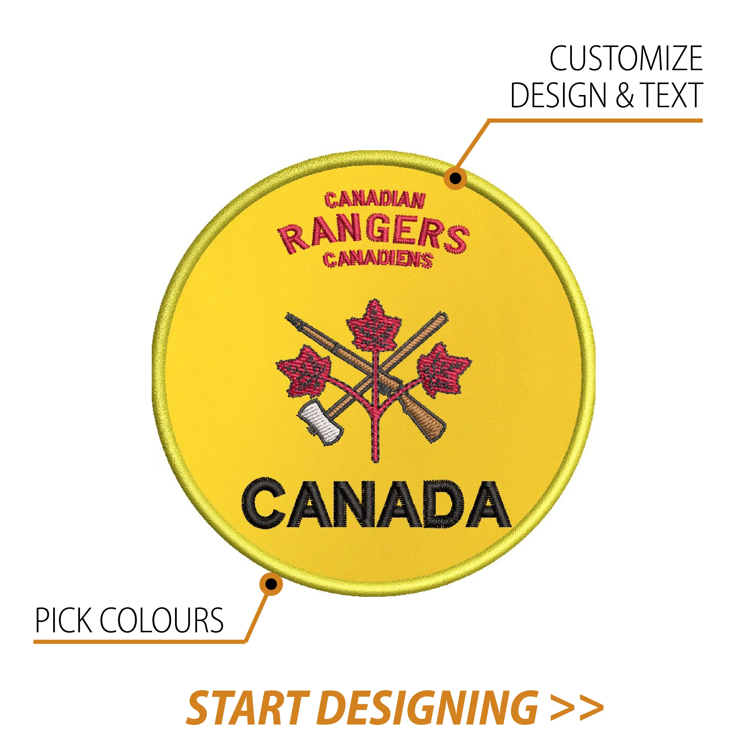 Create Your Own Patch (4" Circle) sold by CPGear Tactical