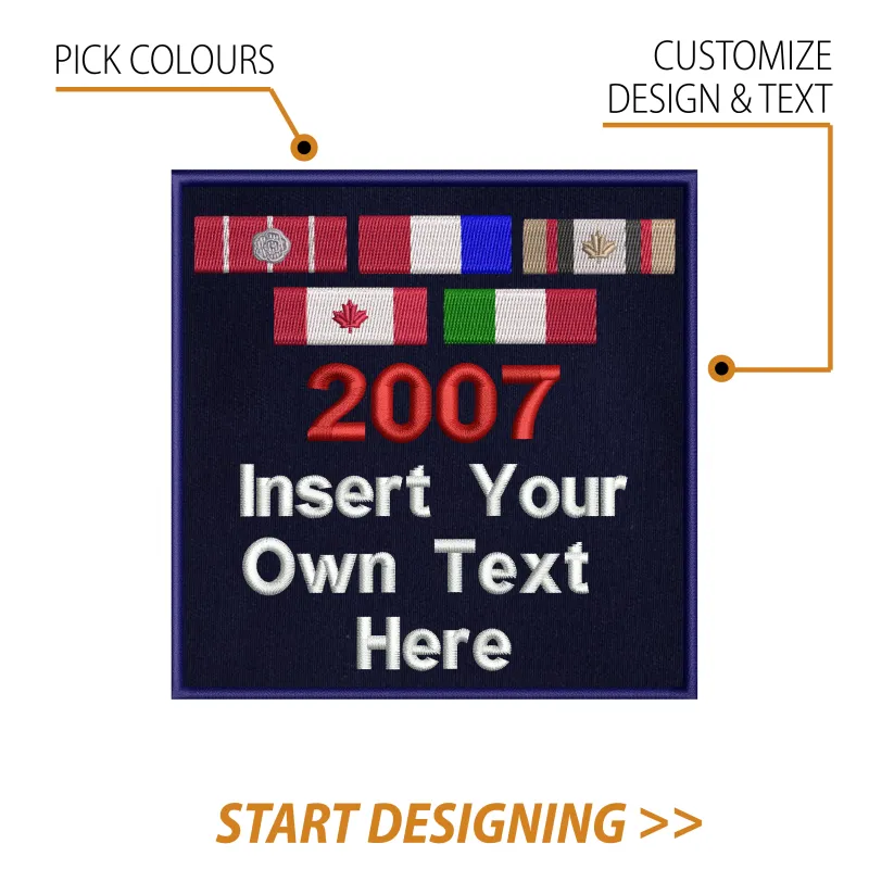 Create Your Own Patch (5" Square) made by CPGear Tactical