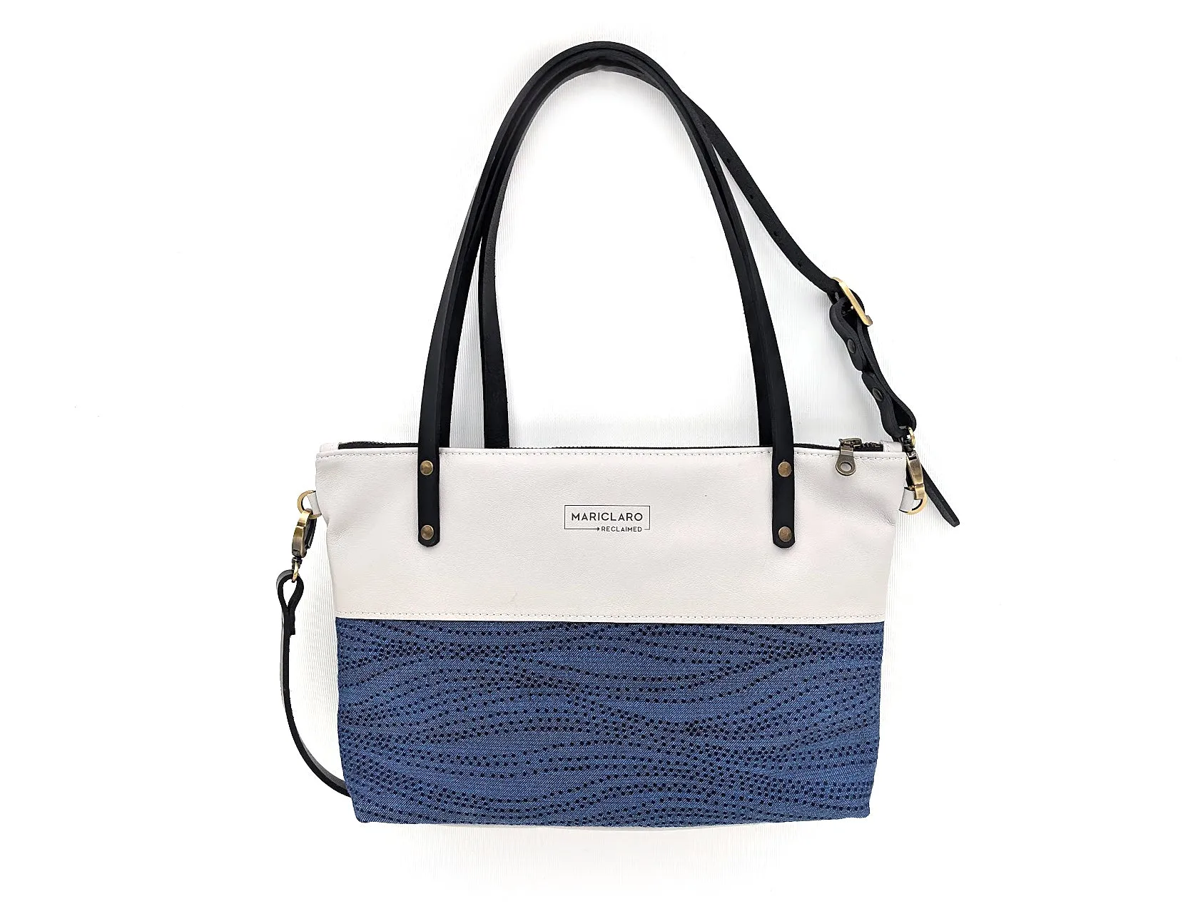Mariclaro VIE Purse - Vintage Air Canada Material Blue sold by Mariclaro product image thumbnail 3