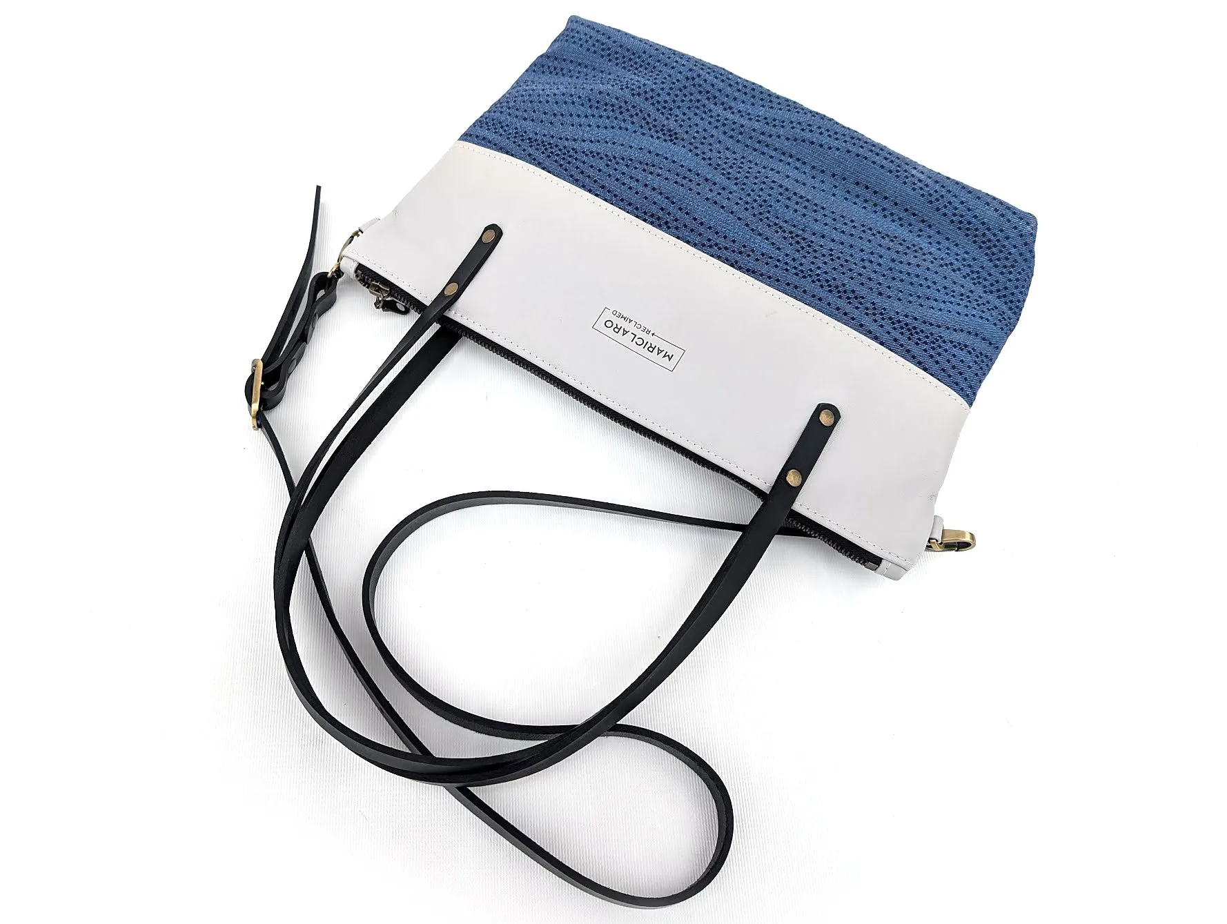 Mariclaro VIE Purse - Vintage Air Canada Material Blue sold by Mariclaro product image thumbnail 4
