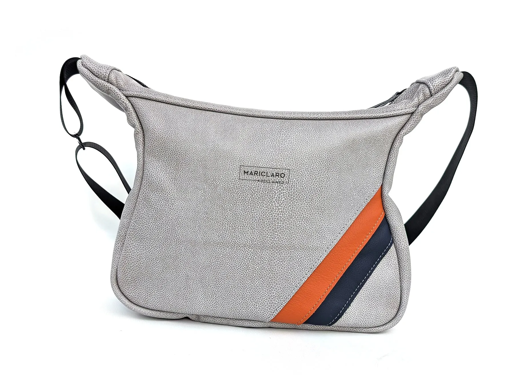 Mariclaro Freya Shoulder bag - Orange / Grey sold by Mariclaro