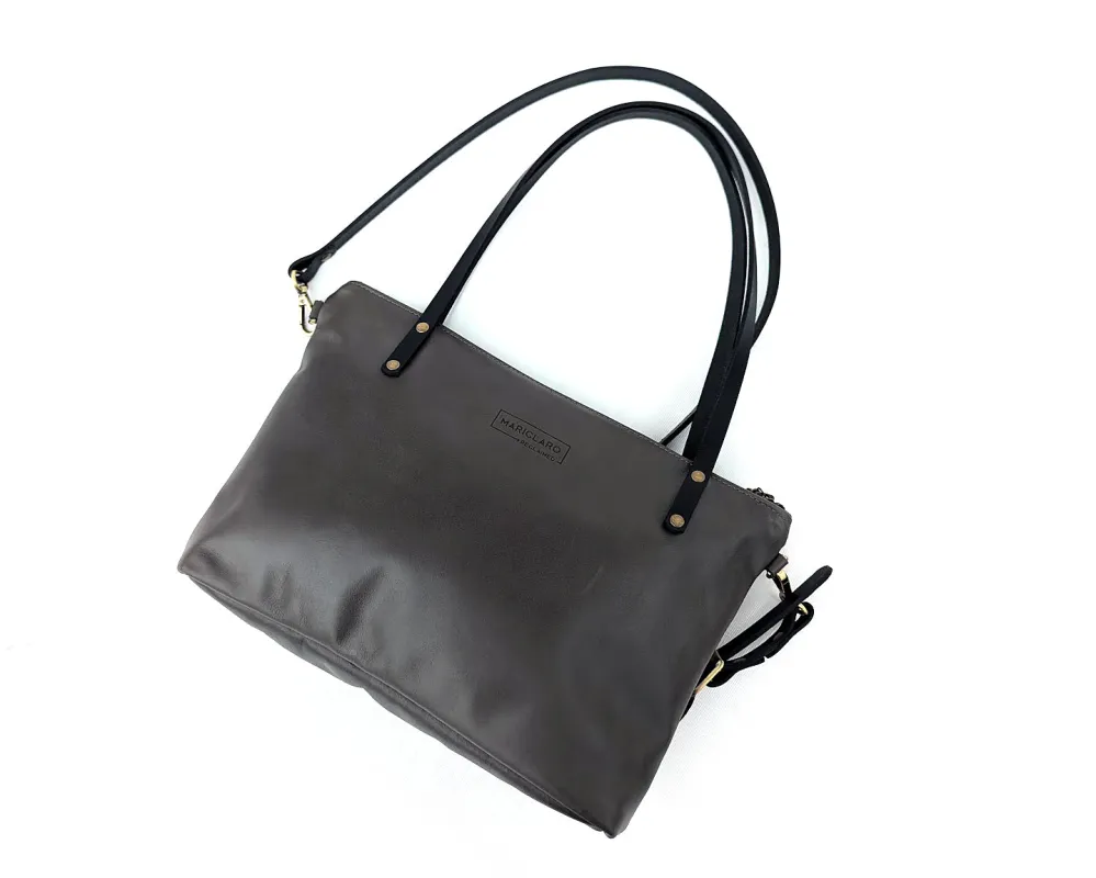 Mariclaro VIE+ Purse - Grey Leather made by Mariclaro