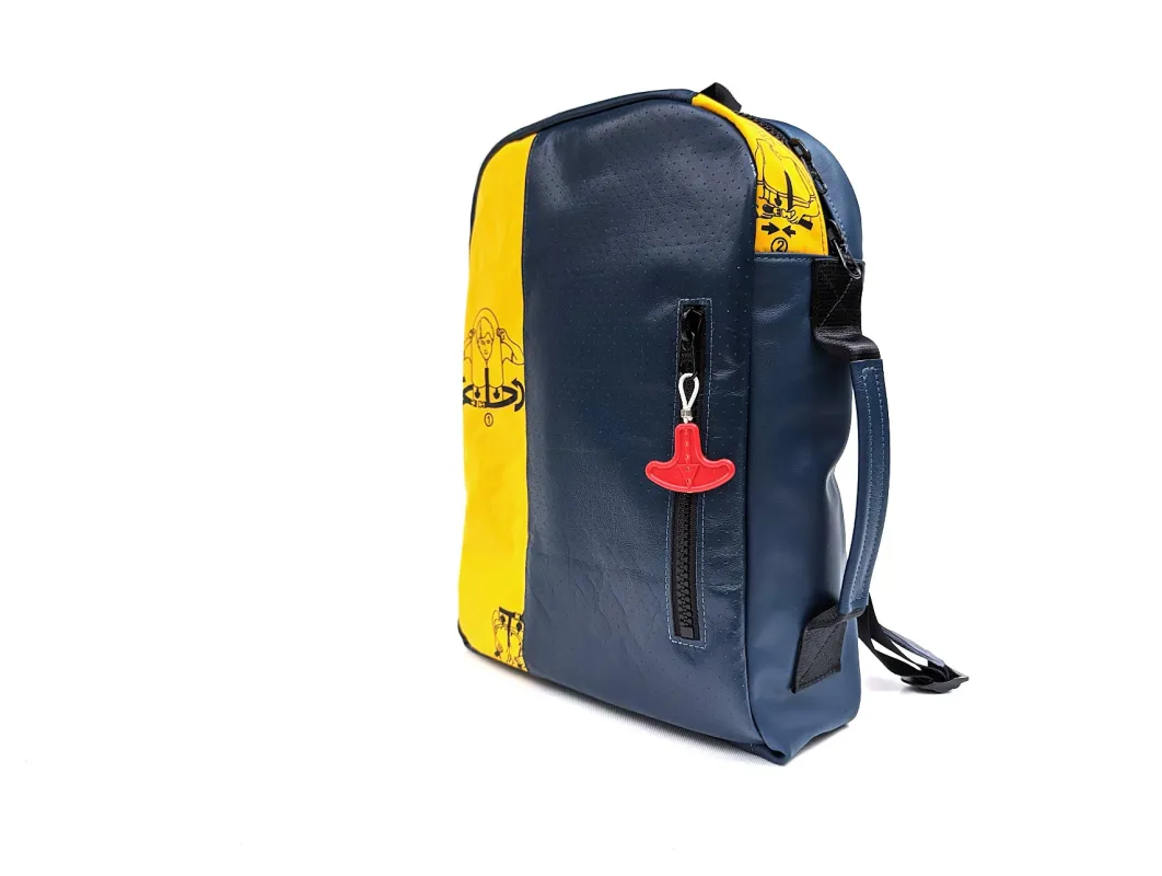 Satellite Backpack 15" - Airbus 319 / Life Jacket made by Mariclaro