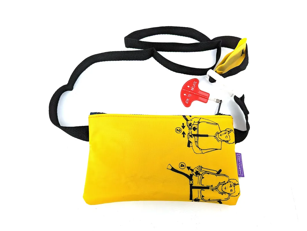 Mariclaro Sling Over Fanny Pack - Aircraft Life Jacket made by Mariclaro