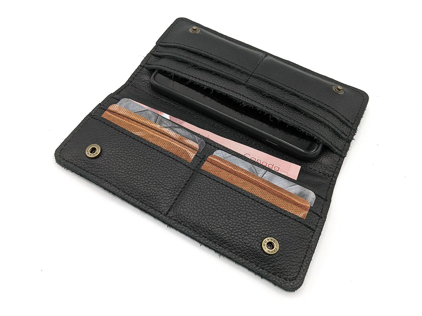 Mariclaro Long Wallet - Black Leather sold by Mariclaro product image thumbnail 3
