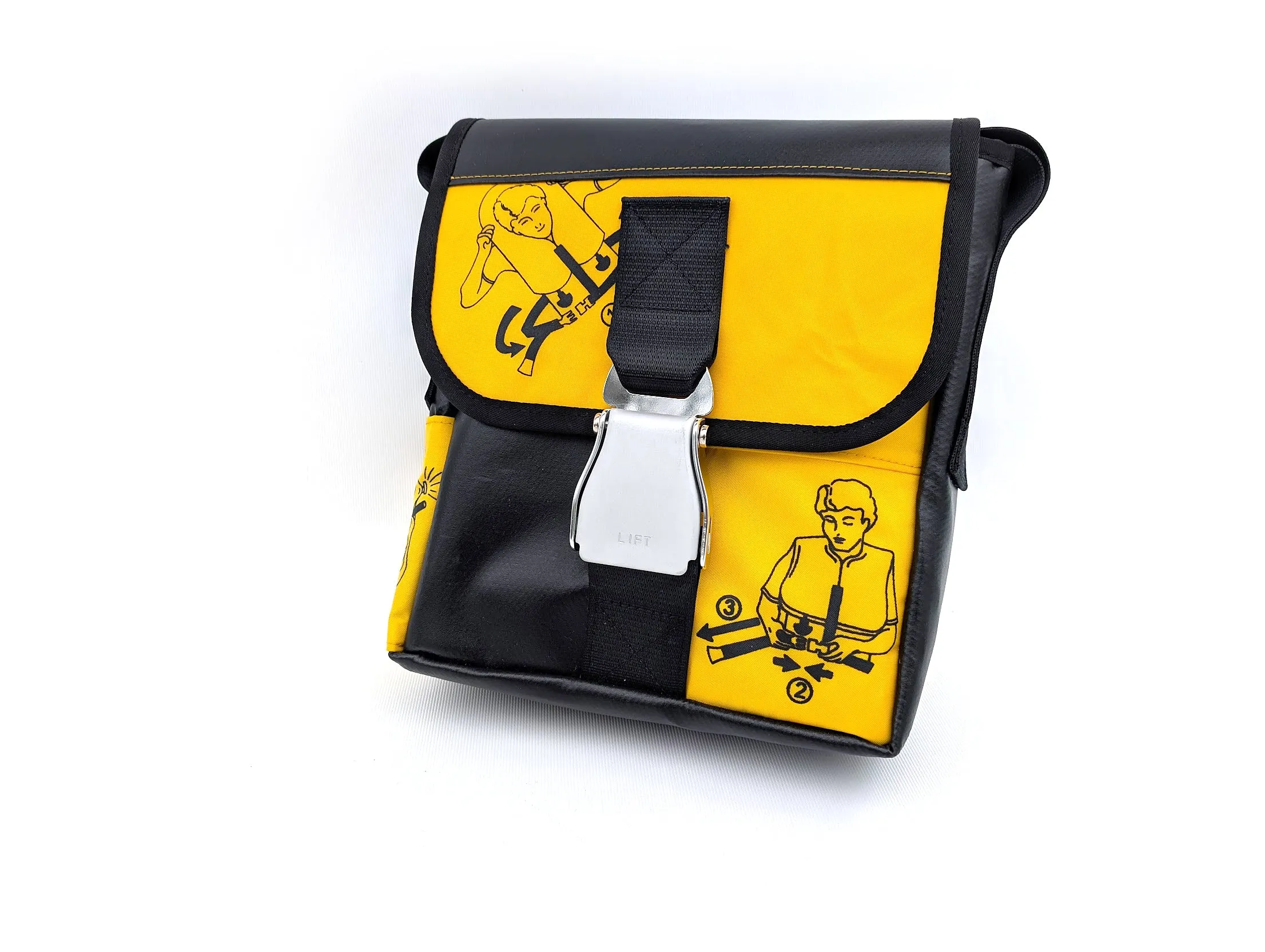 Mariclaro Mini Messenger Bag - Aircraft Life Vests sold by Mariclaro product image thumbnail 2