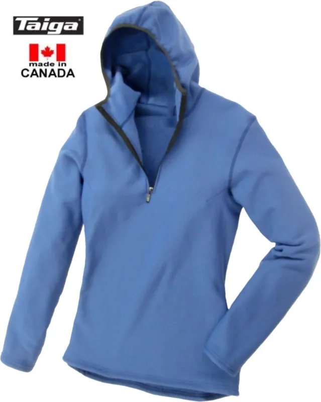 Power Stretch® Zip Hoodie (Men & Women) made by Taiga Works