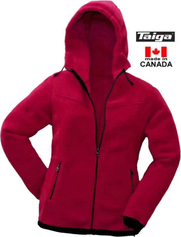 Polartec®300 Hooded Fleece Jacket (Women's) made by Taiga Works