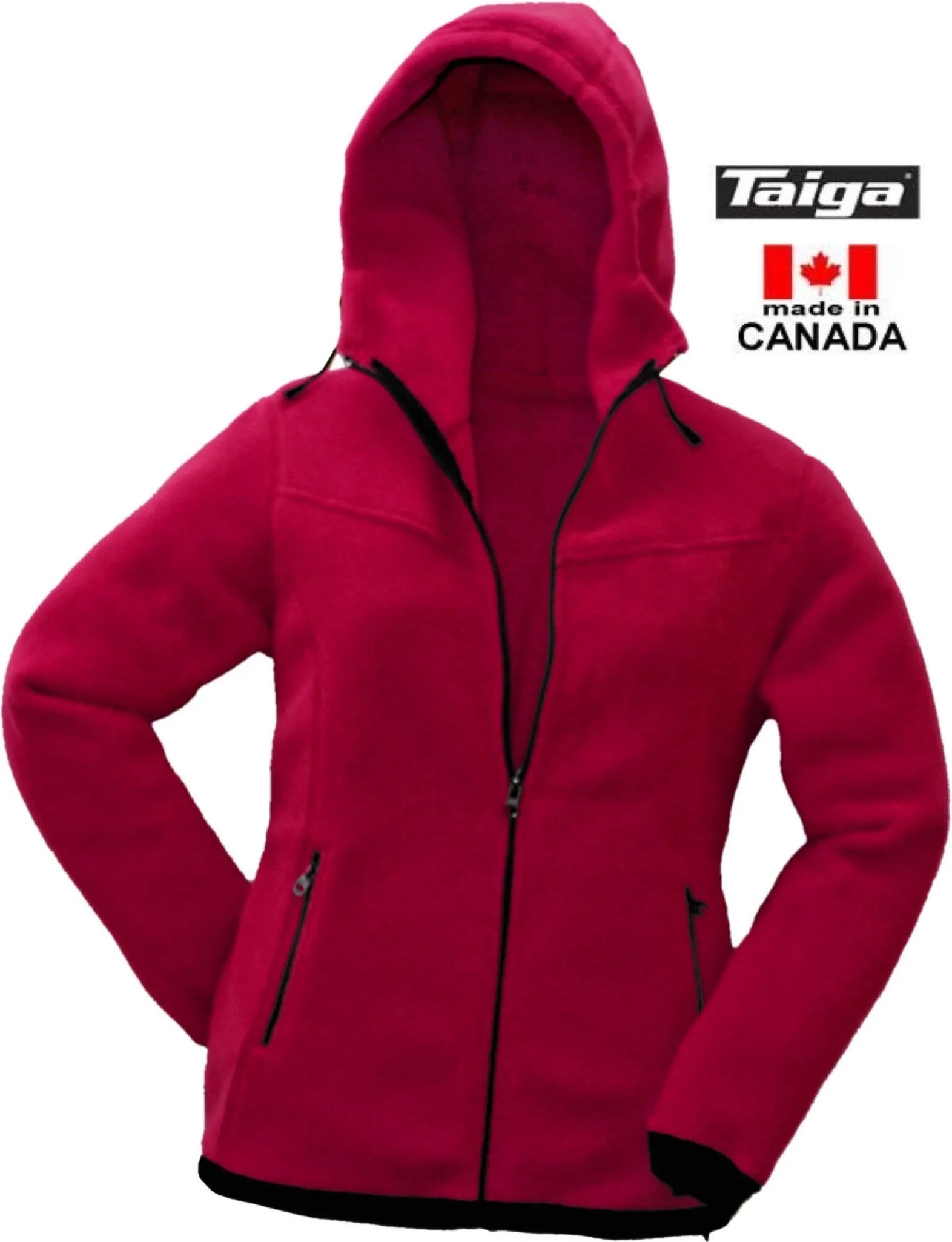Polartec®300 Hooded Fleece Jacket (Women's) sold by Taiga Works