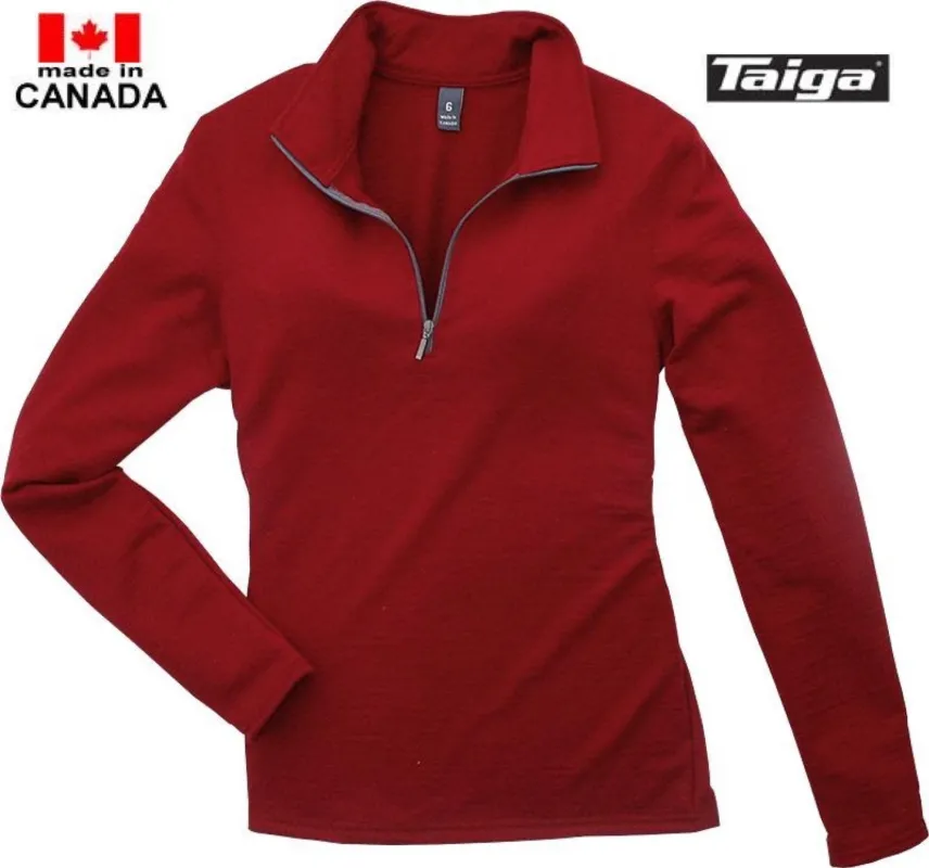 Merino-260 Zip Shirt (Women's) made by Taiga Works