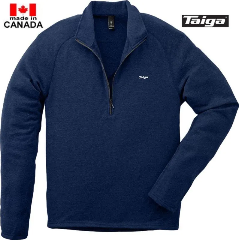 Merino-260 Zip Shirt (Men's) made by Taiga Works