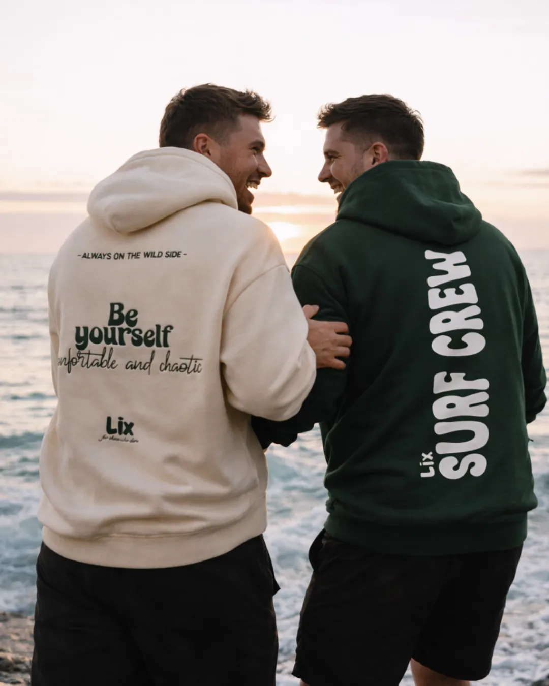 Hoodie Surf Crew | BEIGE sold by LIX DESIGN product image thumbnail 5