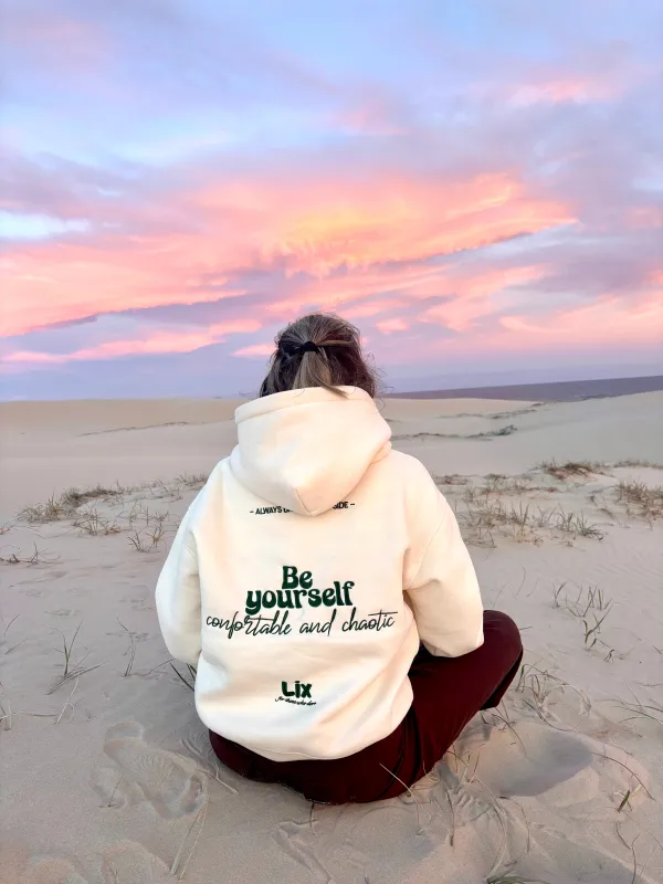 Hoodie Surf Crew | BEIGE made by LIX DESIGN