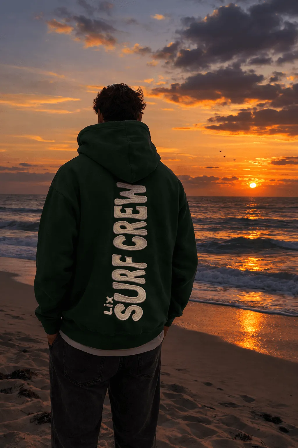 Hoodie Surf Crew | VERT sold by LIX DESIGN product image thumbnail 2