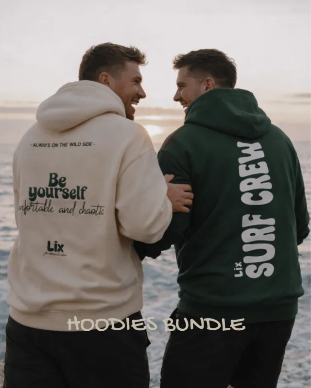 Bundle Hoodie Surf Crew made by LIX DESIGN
