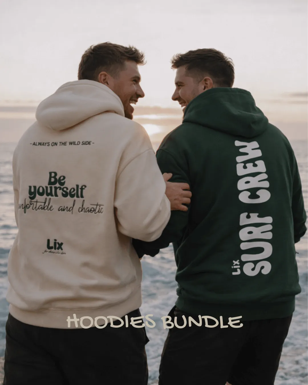 Bundle Hoodie Surf Crew sold by LIX DESIGN