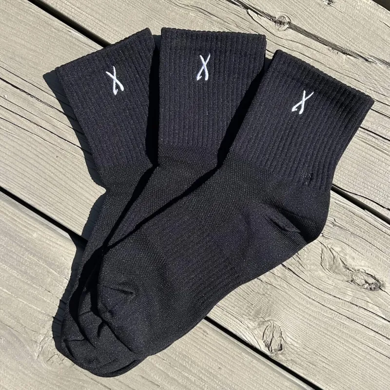 Bas X - Trio noir made by LIX DESIGN