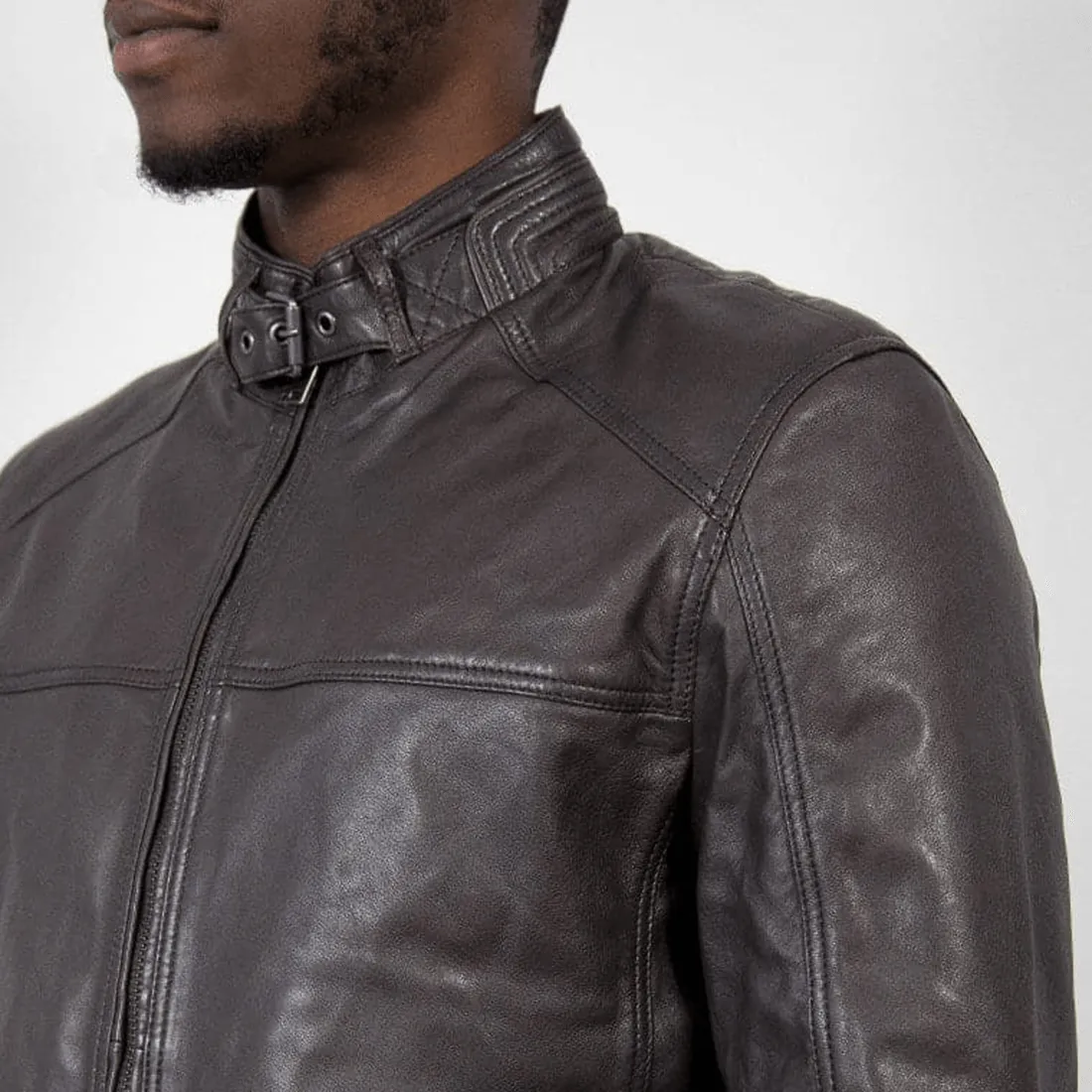 Robbie Leather Jacket - Brown sold by Hides Leather product image thumbnail 3