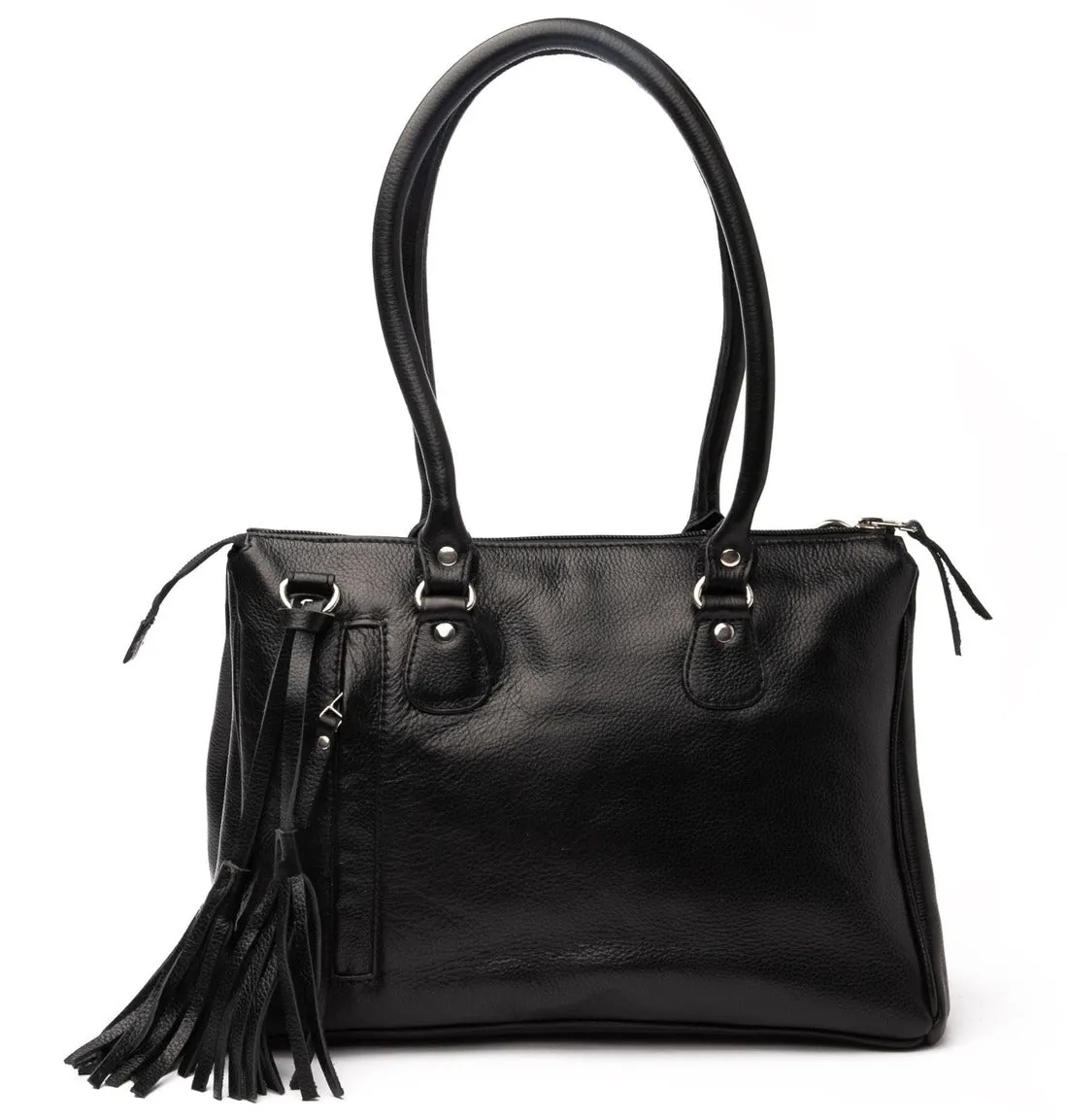 Leather Handbag - Black sold by Hides Leather product image thumbnail 2