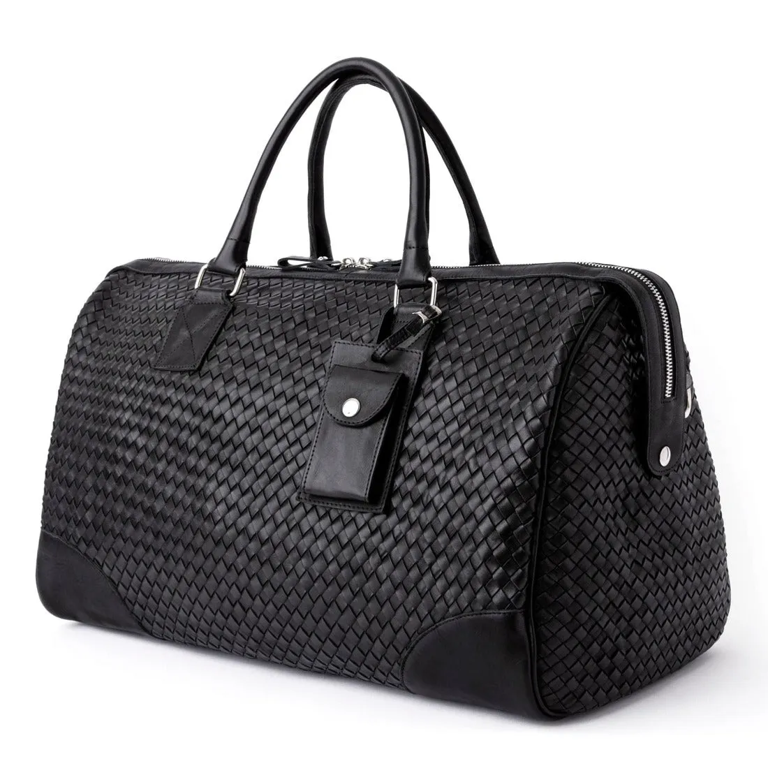 Woven Leather Duffle 50L sold by Hides Leather product image thumbnail 2
