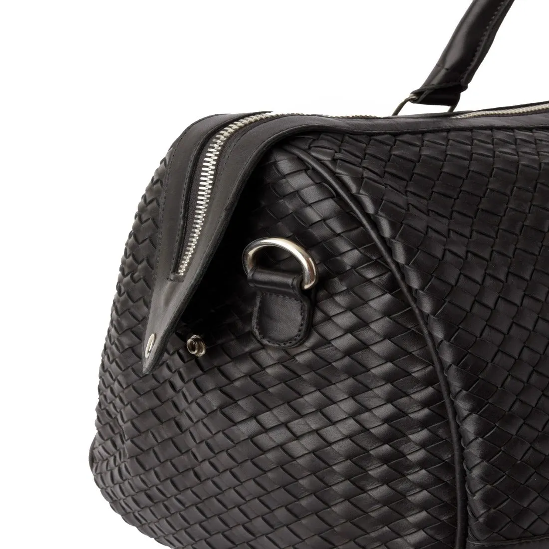 Woven Leather Duffle 50L sold by Hides Leather product image thumbnail 4