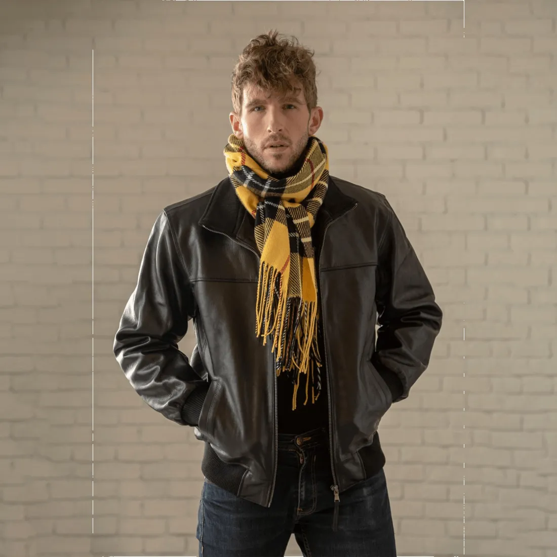 Classic Leather Bomber - Black sold by Hides Leather product image thumbnail 2