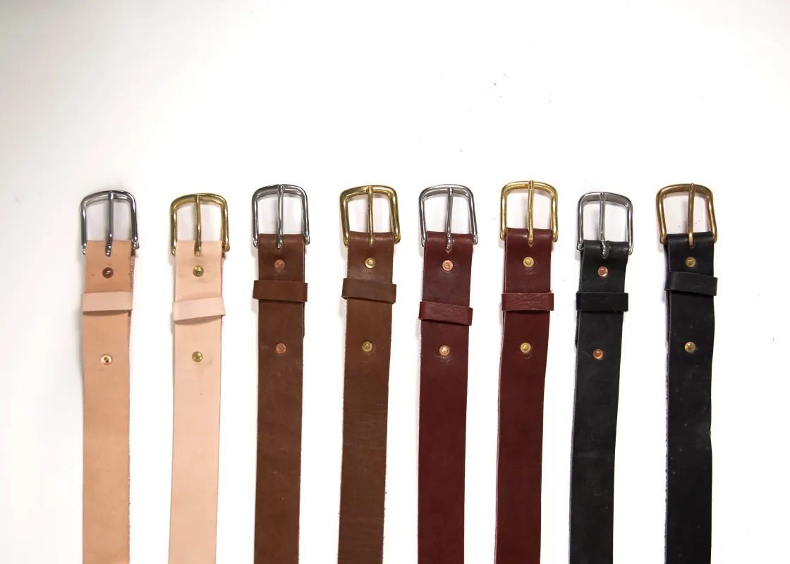 Roscoe Belt - 1 1/2 inch width - Wholesale made by Earth + Hide